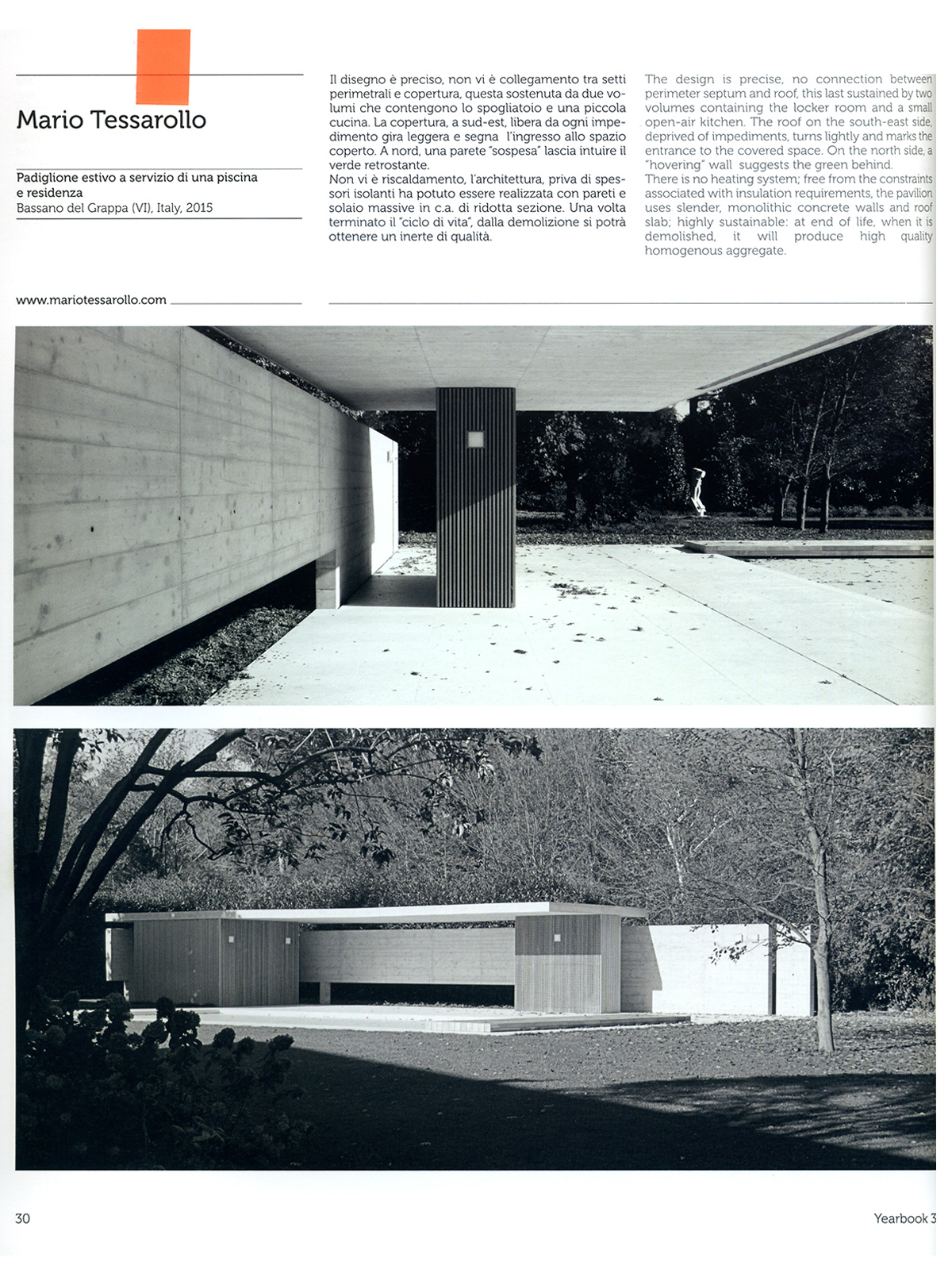 News - Year Book 2018 - arch. Mario Tessarollo